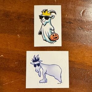 GOAT USA Ghost Stickers